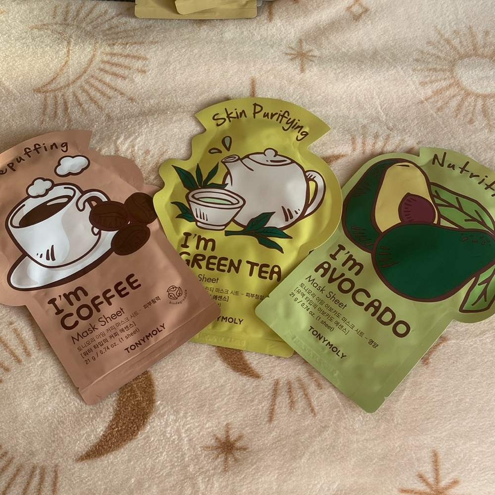 Pack of 3 TONYMOLY sheet masks